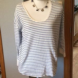 Gap striped top, sz M